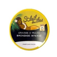SOLEIL DES ILES  SPF0 GRAISSE A TRAIRE BRONZAGE SUBLIME PARFUM COCO 150ML NEUF