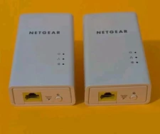 Netgear Powerline 1000 PL1000 Internet Enhancer 2 Units 1000 Mbps Works Great