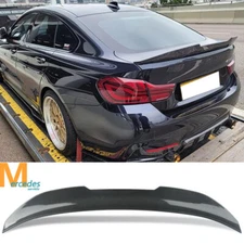 Carbon Fiber Style Rear Trunk Spoiler Lip Wing For BMW F36 Gran Coupe 4DR 2014+