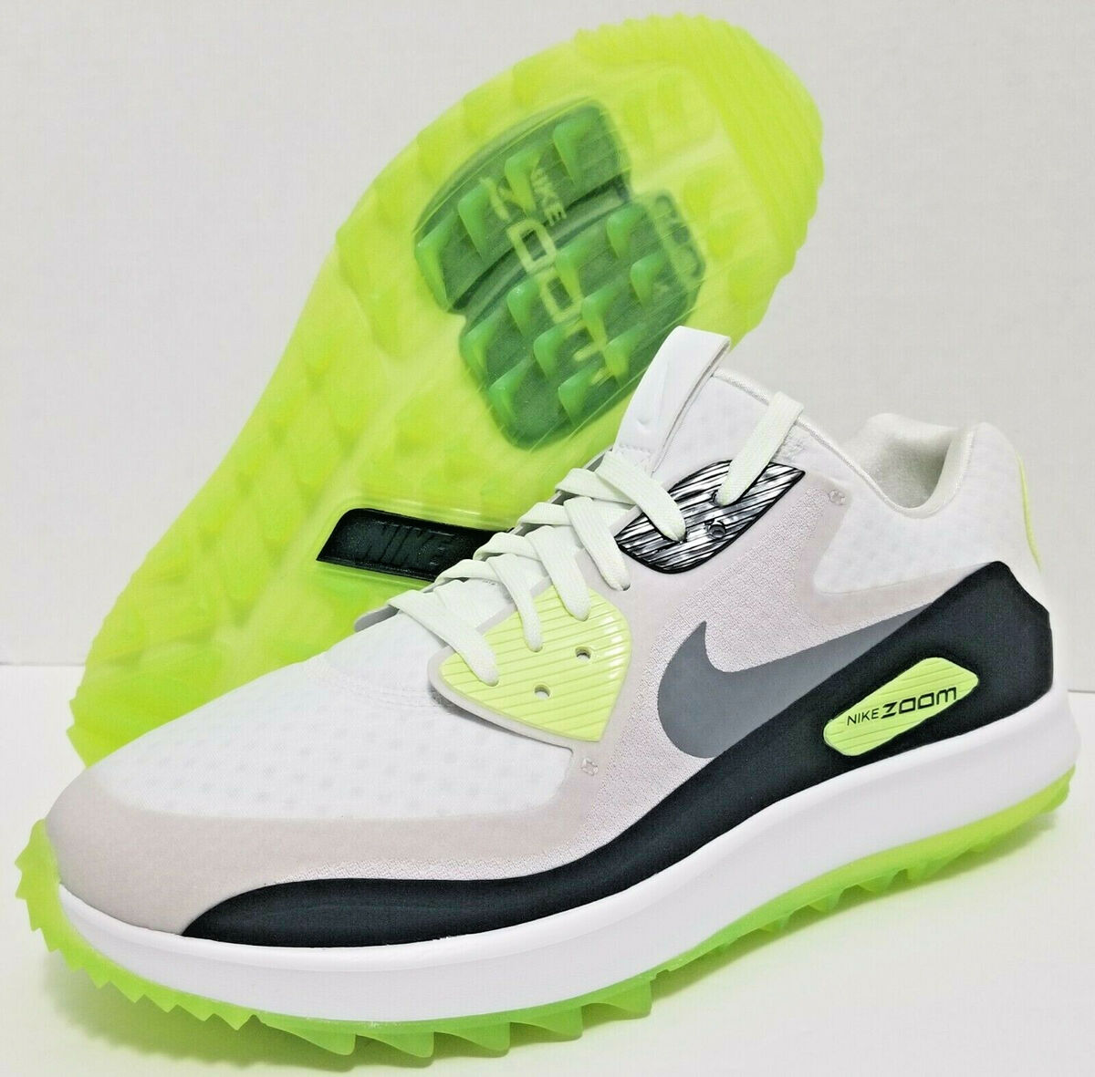 Nike Air Zoom 90 IT Mens Size 8 Spikeless Golf Shoes White Nike Air Zoom 90 IT Mens Size 8 Spikeless Golf Shoes White
