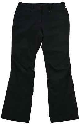 Halti Women Pants Trouser Straight Black Polyester DRYMAxX Button Zip Size US-6