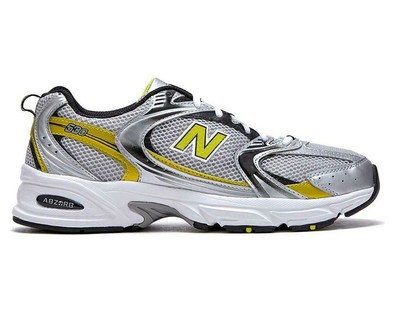 new balance silver sneakers