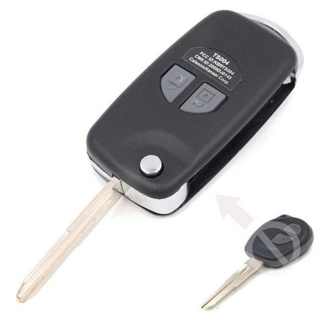 For Suzuki Grand Vitara SX4 Swift Liana 2 Buttons Flip Smart Key Case