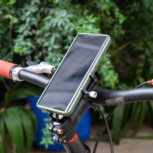 Aleaciones de aluminio Soporte para teléfono Bicicleta Vástago Montaje superior Clip para teléfono Bicicletas Accesorios - Imagen 2 de 11