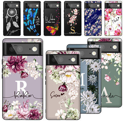 Blooming Personalised Name Phone Case Cover For Google Pixel 10 8 Pro 7A 6 5 4 9