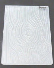 Darice 4.1/4 x 5.3/4 inch Embossing Folder - Wood Grain - Tree Cross-section