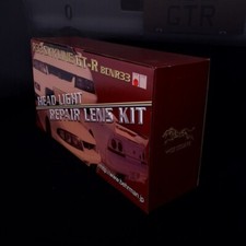 Behrman Wise kit riparazione lenti faro quadrato alogeno per Nissan Skyline R33 GTR