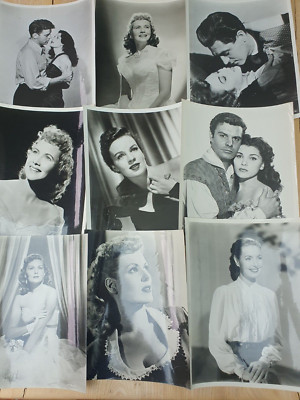 Vintage Theater / Film Promo Auswahl von 9no Fotos inkl. Burt Lancaster