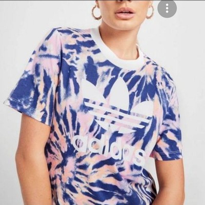 adidas tie dye crop