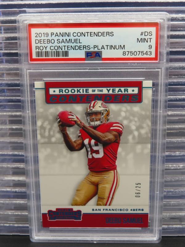 Deebo Samuel Panini Contenders Rookie of the Year Contenders #DS Platinum