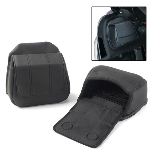 US Lower Vented Leg Fairing Pocket Storage Tool Bag For Harley Electra
