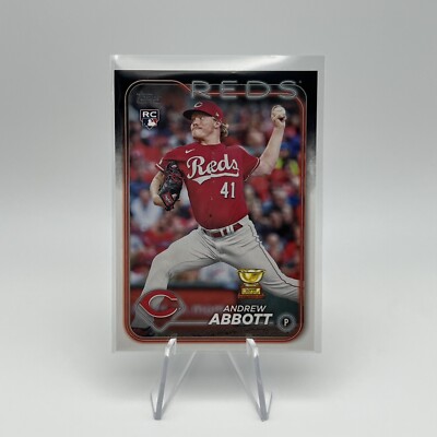 2024 Topps Series 1 Rookie #214 Andrew Abbott Cincinnati Reds Baseball Card   