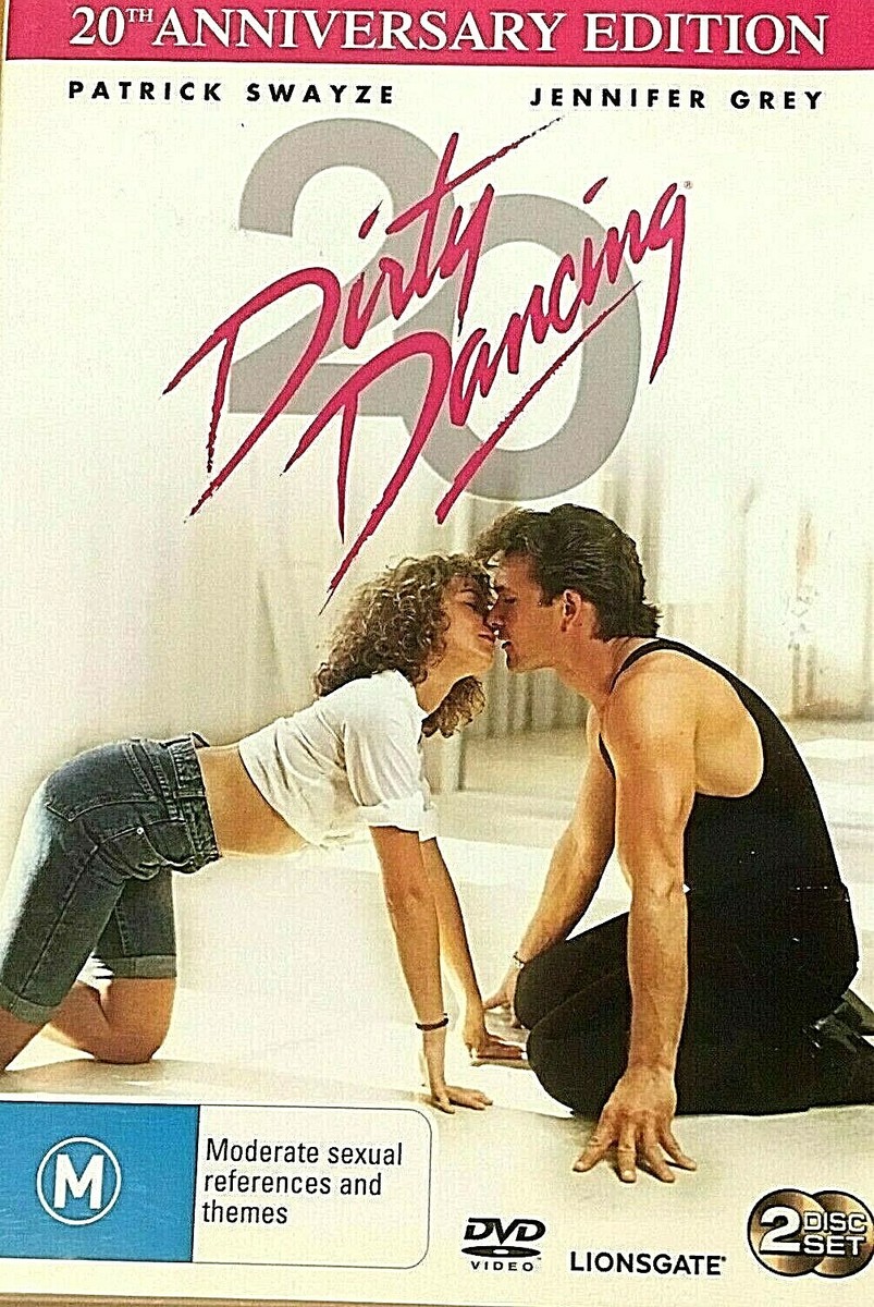 DIRTY DANCING 2OTH ANNIVERSARY DVD DISC SET PATRICK SWAYZE LIKE