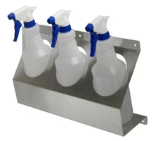 Stainless Steel Triple Spray Bottle Holder