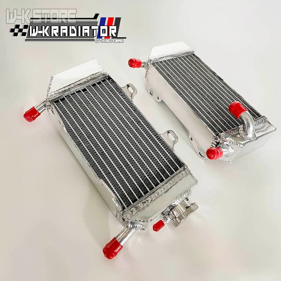 Cooling Radiator fit Honda CRF250R CRF250X CRF250 R/X 2004-2009 2005 2006 07 R&L - Image 2 of 4