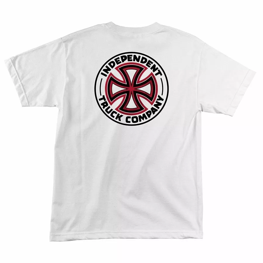 Independent Trucks OGTC LOGO Skateboard T Shirt WHITE