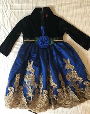 Girls Dress Elegant Princess lace Dress Wedding