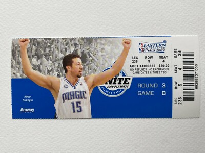 2009 NBA ECF Game Cleveland Cavaliers Magic Ticket 5/26/09