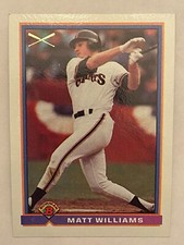 1991 Bowman #378 Matt Williams San Francisco Giants