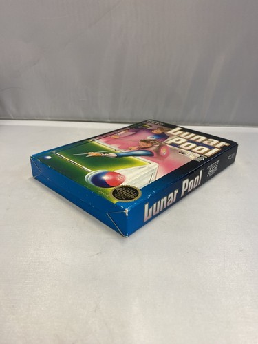 Lunar Pool Nintendo NES CIB Super Clean Cart And Nice Box - Picture 11 of 12