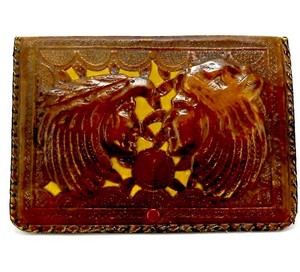 vintage mexican leather purses