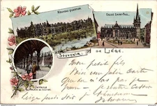 S13547 postcard Belgium souvenir of Liège