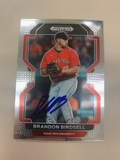 2022 Panini Prizm Card #143 Brandon Birdsell Signed Auto Autograph Chicago Cubs