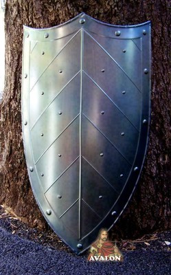 Medieval Knight Shield Handcrafted Battle Armor Templar Shield made of 18g steel