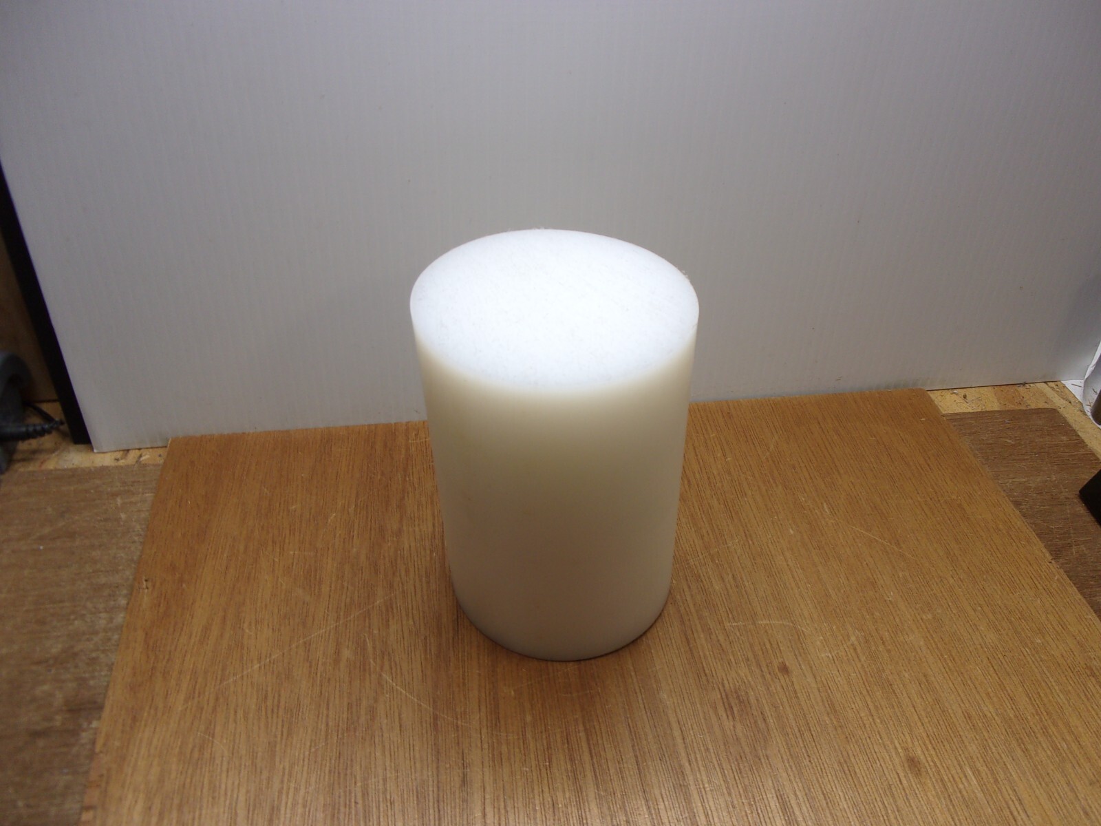 4" X 57/8" UHMW PE Polyethylene Plastic Round Rod Bar Stock Opaque