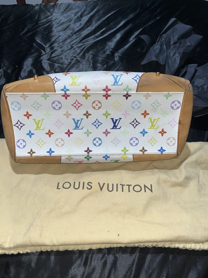 Louis Vuitton x Takashi Murakami 2003 Multicolor Monogram Claudia - Image 3 of 4