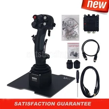 VKBSIM Flight Stick Gunfighter (GF MKIV MCG Ultimate RU + Twist Adapter) os67