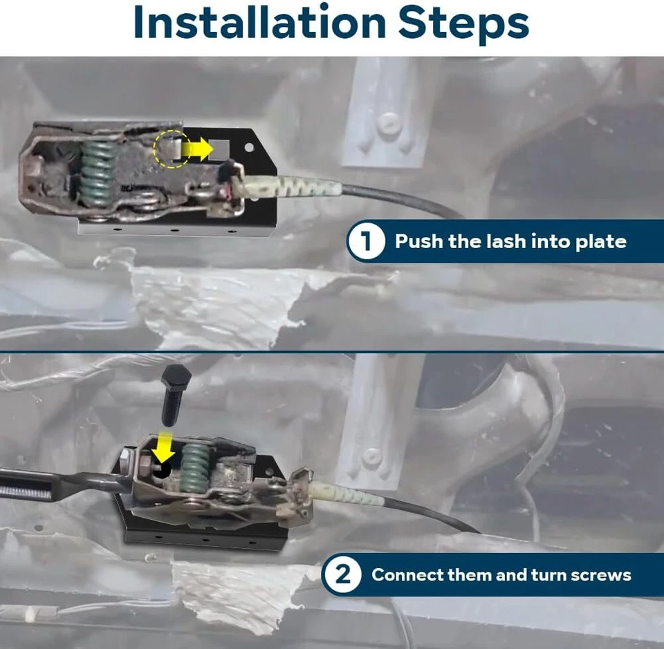 For OBS FORD 1980-1997 F-Series & Bronco Door Handle Reinforcement Plate Kit US Foto 3 de 4