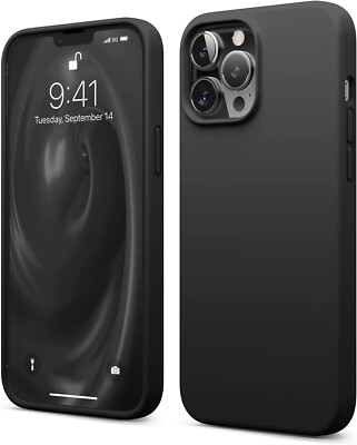 iPhone 13 Pro Max Case, Liquid Silicone, Full Body Screen Camera Protector