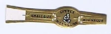 Little Missing Link Small Size Big Value monkey ape   cigar band CB2