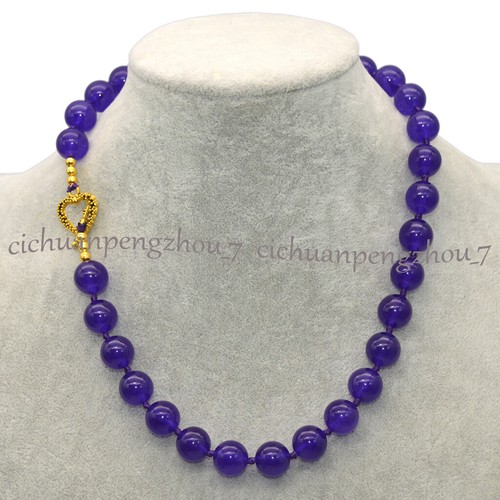 Natural 6/8/10/12/14mm Round Multicolor Gemstone Beaded Jewelry Necklace 18'' - Picture 172 of 221