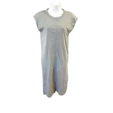 Everlane Sleeveless Cotton Slate Gray Dress Size Small