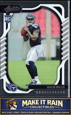 Malik Willis 2022 Panini Absolute Retail #103 Tennessee Titans Rookie RC