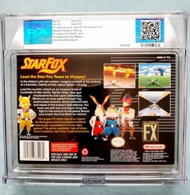 STAR FOX Graded WATA / PSA 9.0 Super Nintendo SNES CIB Complete CGC VGA Nice! 👀