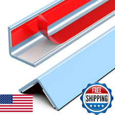 Frychee Wall Corner Protector Blue 120cm 2PCS Self-Adhesive PVC Edge Guards Furn
