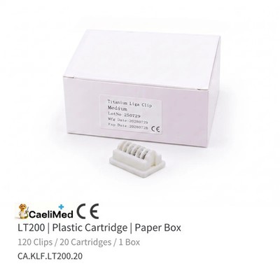 CE Certified Titanium Ligating Clips LT100, LT200, LT300, LT400 for Surgery Prac