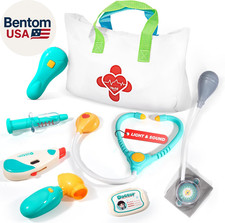 Doctor Kit for Toddlers 3-5 - Preschool Pretend Play Medical Kit with Stethoscop
