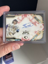 Bobby Witt Jr Diamond Icons Auto Red /5 - 2025 Topps Diamond Icons #DIA-BWJ