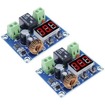 2 PCS XHM609 Low Voltage Cutoff DC 12V36V Protection Digital Switch Module