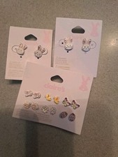 Claires 8 Piece Easter Ear Rings For Baskets  Egg Hunts