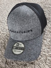 New Era Ford Ranger Hat Cap Fitted Mens L - Xl Gray Mesh Built Tough Truck New