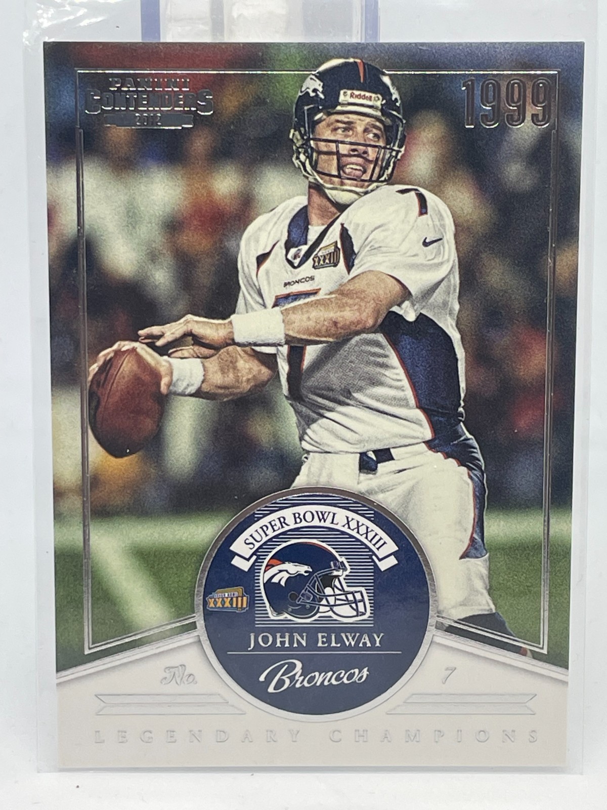 2012 Panini Contenders Legendary Champions #11 John Elway