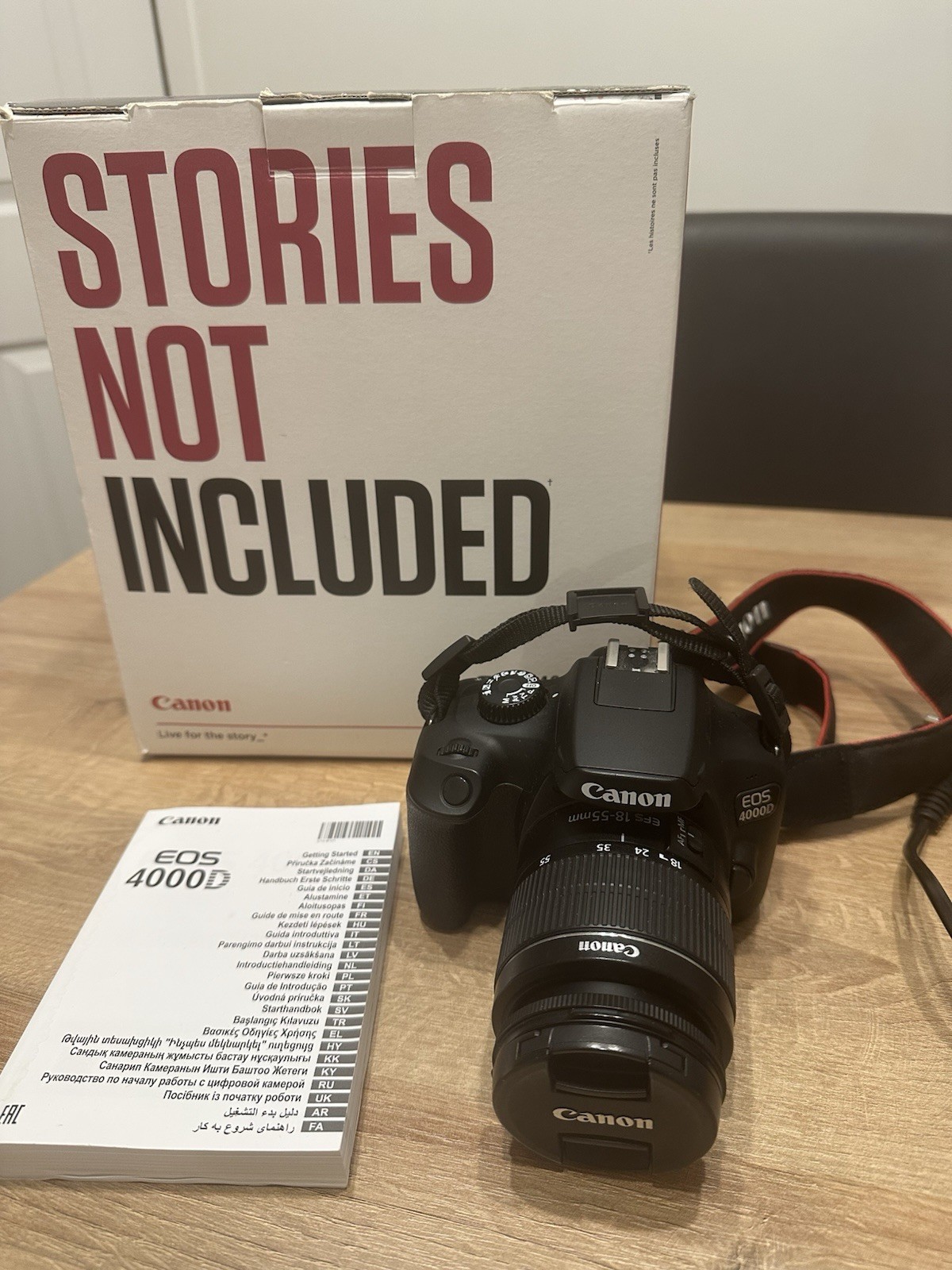 Canon EOS 4000D 18 MP Digital SLR Camera Kit - Black