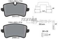 Bremsbelagsatz FÜR Audi A8 D4 (4H2, 4H8, 4HC, 4HL) - Textar 2521401