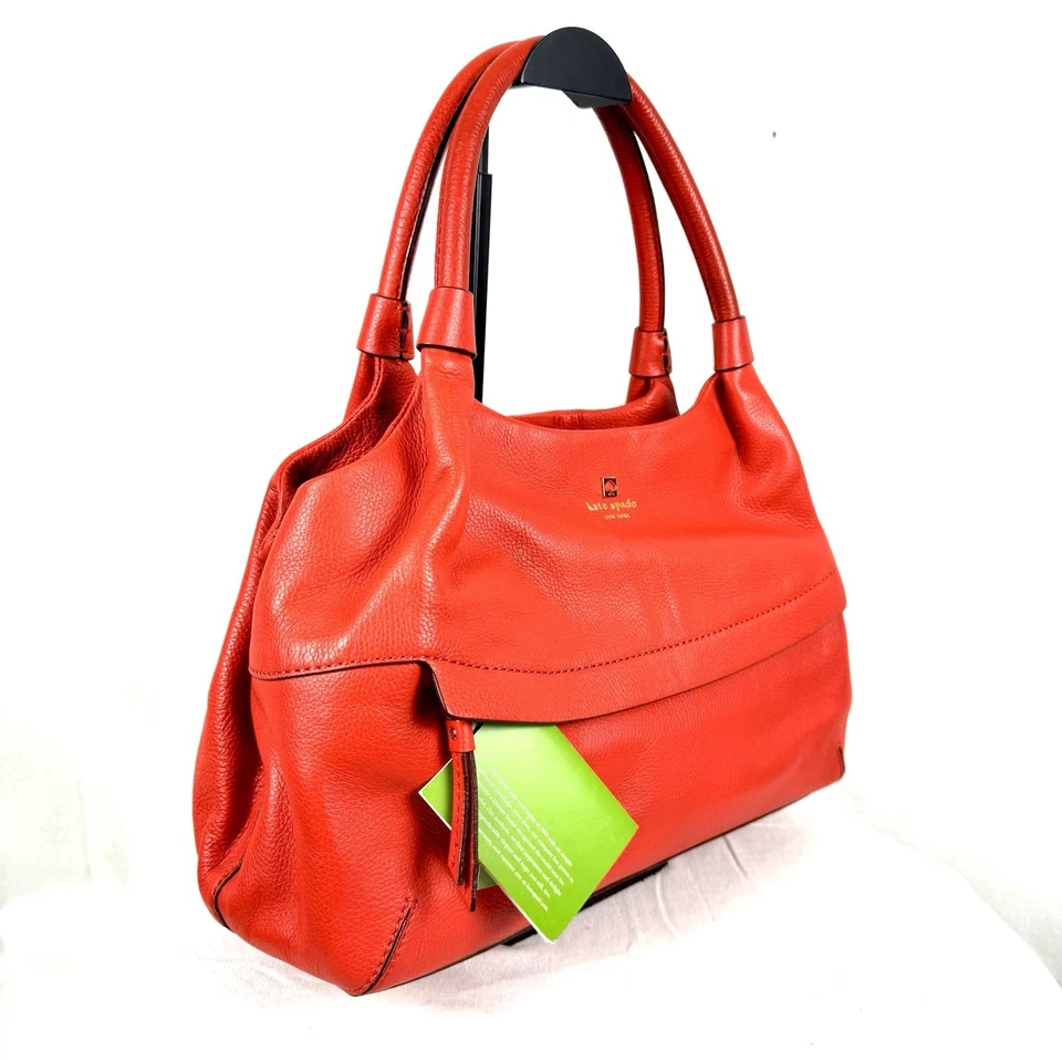 Сумочка Kate Spade Stevie кожаная сумочка Grant Park красная герань 615 сумочка с бирками - Изображение 3 из 4