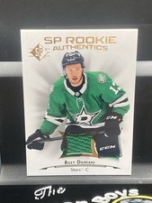 2021-22 UD SP Hockey RILEY DAMIANI Rookie Authentics Gold Jersey Patch #126